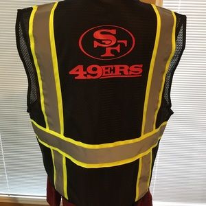 San Francisco 49ers safety vest safety equipment